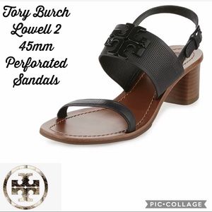 Tory Burch Lowell 2 45mm Perforated Sandals 10